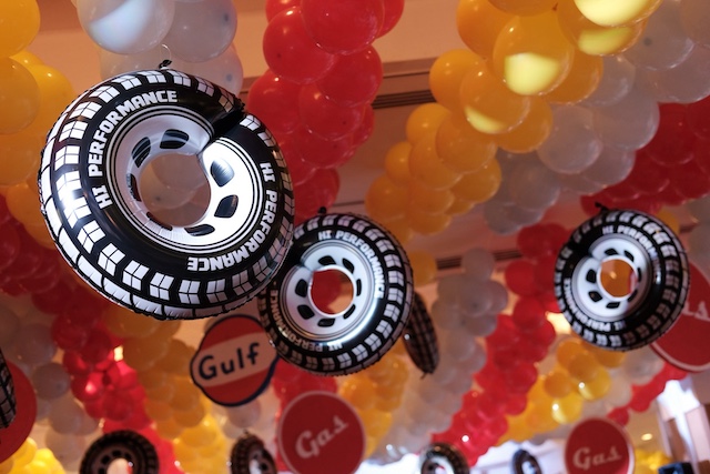 Pixar Cars party detail close up